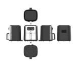 Air Fryer Inox Cristor 4.5L - Friteuse Sans Huile 1400W | Palayra – Image 2