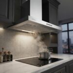 Hotte Aspirante Murale T-Shape 60 cm Inox Extra (EX-H60TS450BTB-I) | Palayra