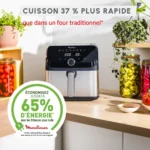 Air Fryer Moulinex Easy Fry Mega 7.5L - Friteuse Sans Huile XXL 2020W | Palayra – Image 6