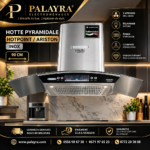 Hotte Aspirante Pyramidale 90 cm Hotpoint / Ariston avec Écran et Éclairage LED | Palayra
