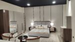 Chambre à Coucher Complète "Porto" (Design Épuré, Lit Capitonné & Dressing Spacieux) | Palayra