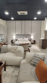 Chambre à Coucher Complète "Porto" (Design Épuré, Lit Capitonné & Dressing Spacieux) | Palayra – Image 4