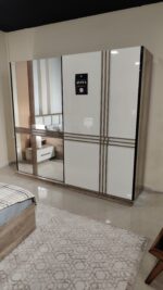 Chambre à Coucher  "Aviva" Complète Moderne (Lit, Armoire & Coiffeuse) | Palayra – Image 4