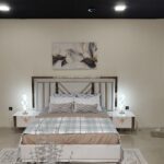 Chambre à Coucher "Diamant" Complète  (Design Luxueux, Lit & Armoire Miroir) | Palayra