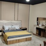 Chambre à Coucher Complète "Flamme" (Design Chaleureux, Lit & Dressing) | Palayra