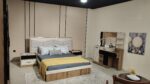 Chambre à Coucher Complète "Flamme" (Design Chaleureux, Lit & Dressing) | Palayra