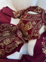 Robe Traditionnelle Moderne Style Bedroune Broderie et Franges de Perles (Modèle Héritage d'Or) | Palayra – Image 6